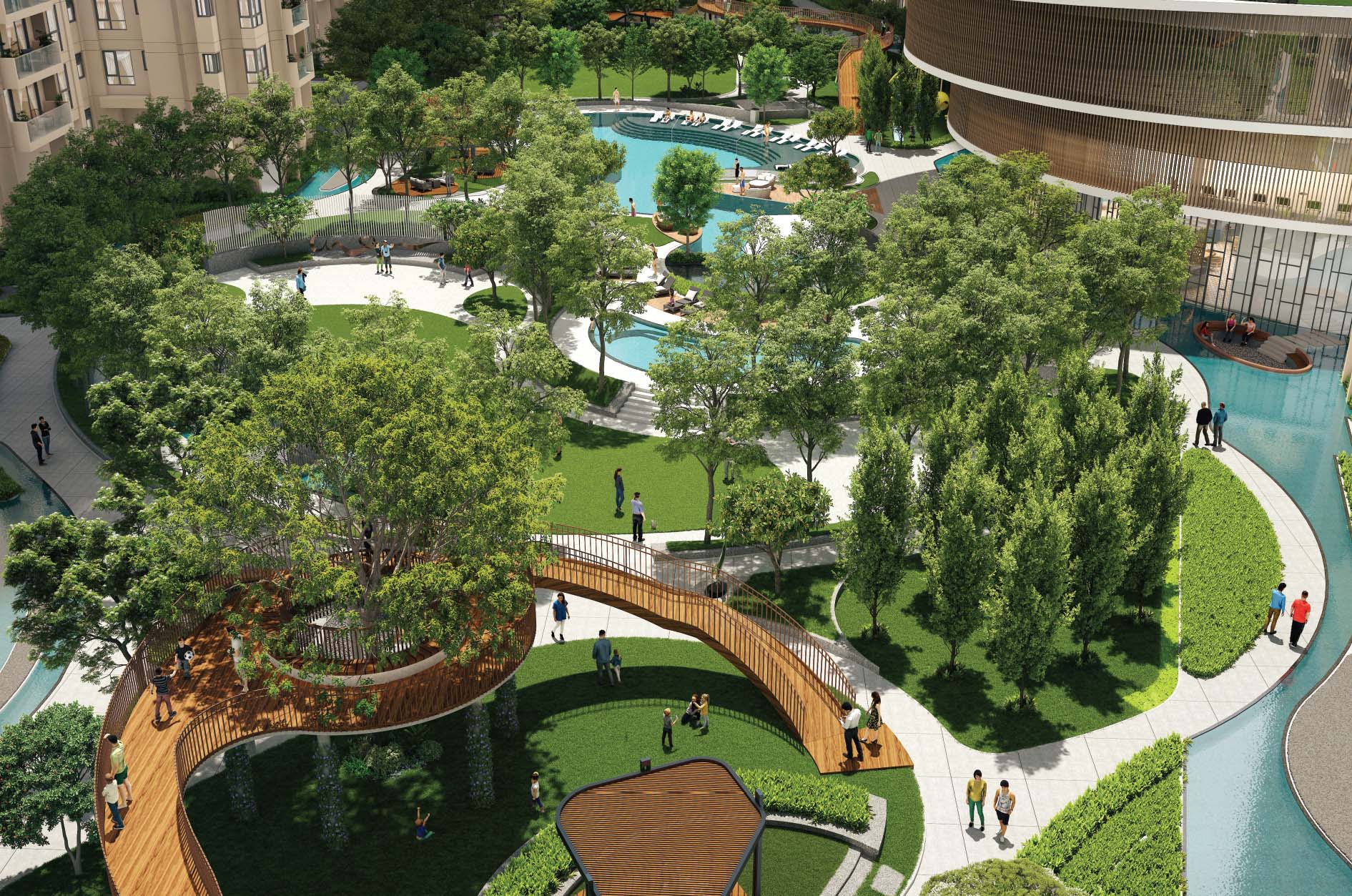 Tulip Monsella landscaped amenities